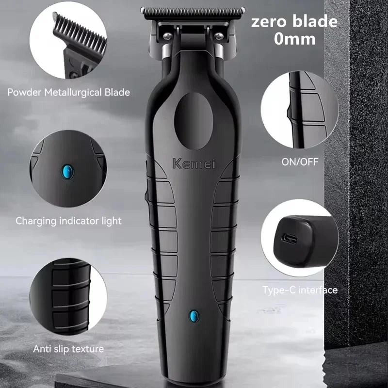 Kemei Men's Hair Clipper KM-1071 KM-2299 Cordless Hair Clipper Men's Beard Trimmer Electric Haircut Beauty Kit