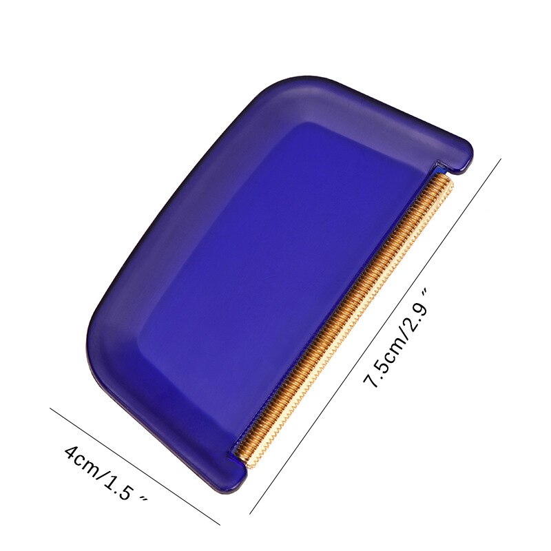 Tragbare Fussel Entferner Kleidung Flaum Stoff Rasierer Pelz Entferner für Wolle Mantel zur Seite fahren Kleidung Flusen Stoff Rasierer Pinsel Werkzeuge: Mini Blau