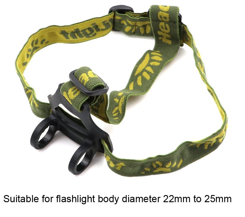 Head Strap Headband head Belt band Mount Holder stand for dia. 22mm to 30mm 18650 26650 LED Flashlight Torch Headlamp head light: B type