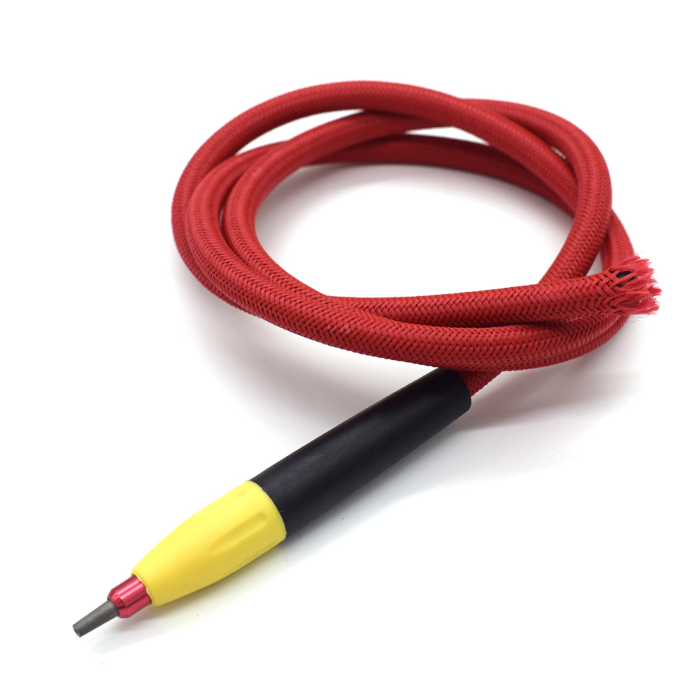 1PCS Jewelry Sandblasting Pen Handdle Sandblaster Pen Tip Jewelry Sandblasting Machine Accessories: Red