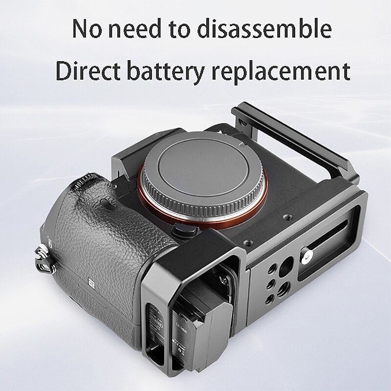 L-vormige snelmontageplaat is geschikt voor sony  a7 a9- serie camera's