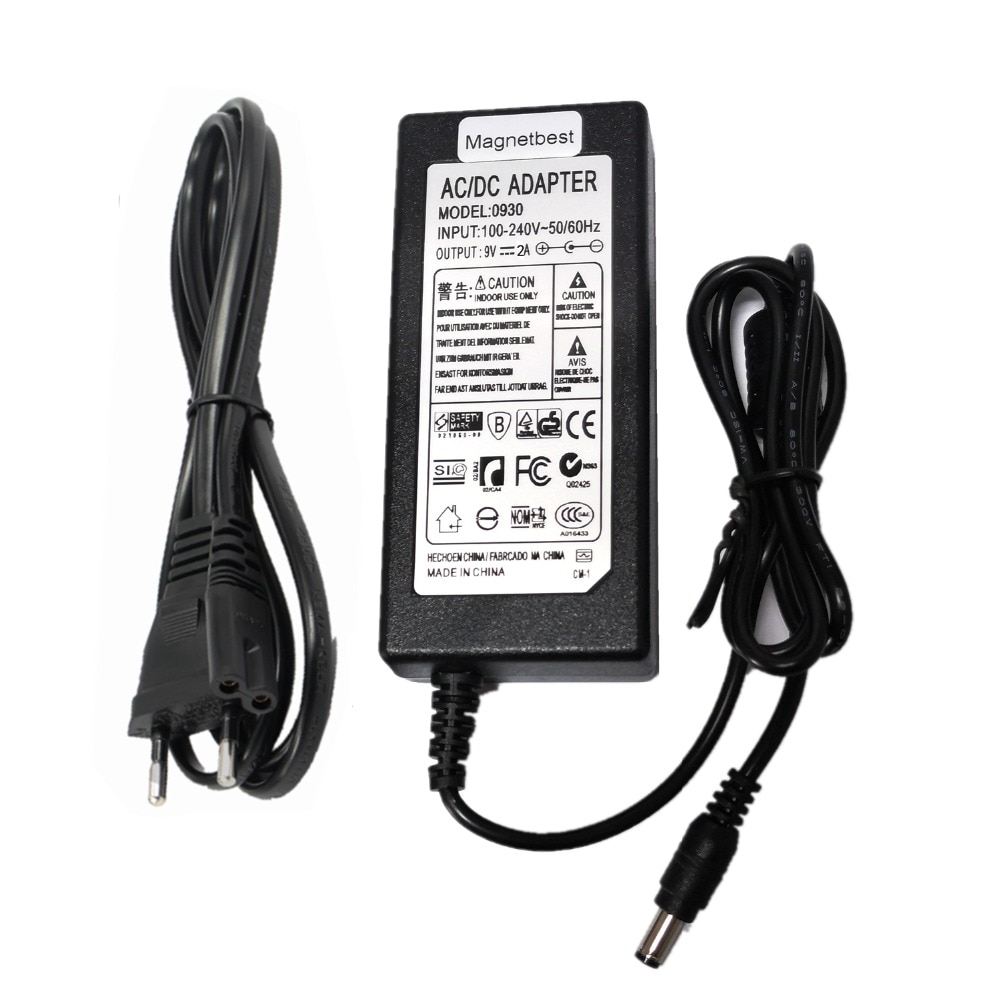 9V 2A Replacement AC DC Adapter Charger for Roland PSB-1U Drum Piano Keyboard GW7 GW8 Synthesizer Adapter Power Supply