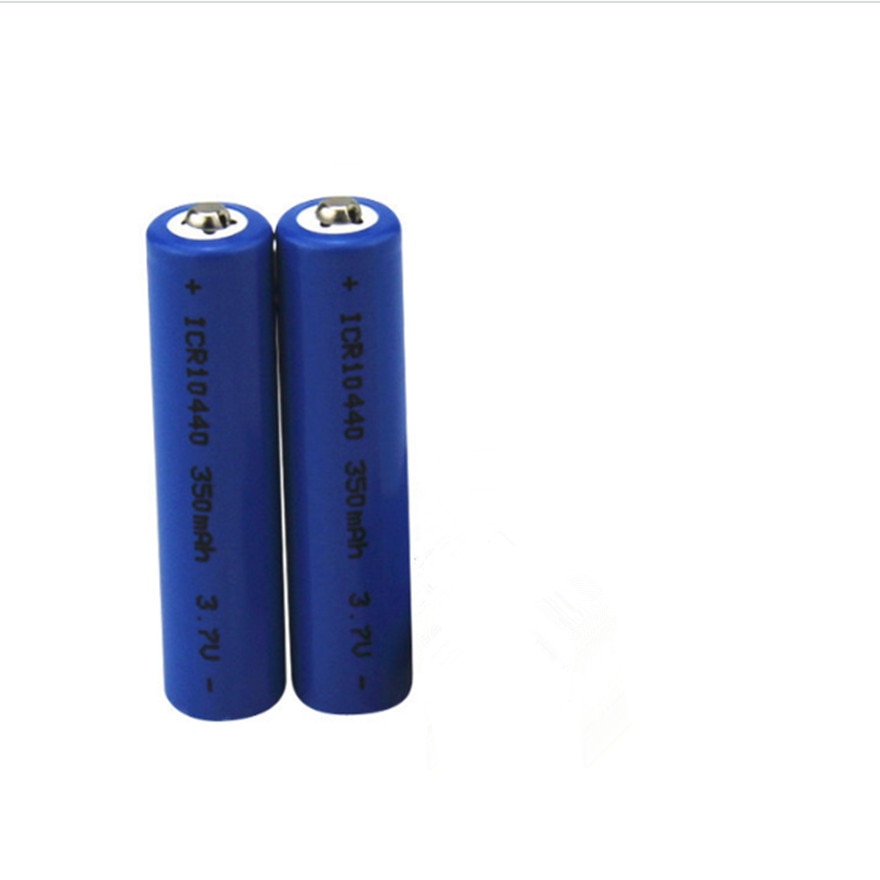 2 Stks/partij 3.7V 10440 Oplaadbare Batterij 350Mah Aaa Oplaadbare Batterij Geschikt Voor Zaklamp Speelgoed