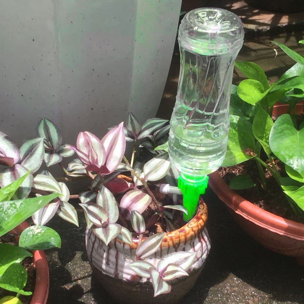 4/10/12pcs Automatic Drip Watering Irrigation Tool Kits Indoor System Houseplant Spikes For Gardening Plant Potted