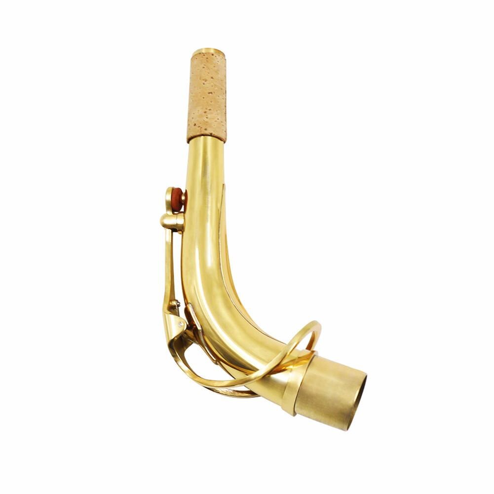 Brass Alto Saxophone Neck - Bent Elbow for Woodwind Instruments - Saxophone Accessory: Default Title