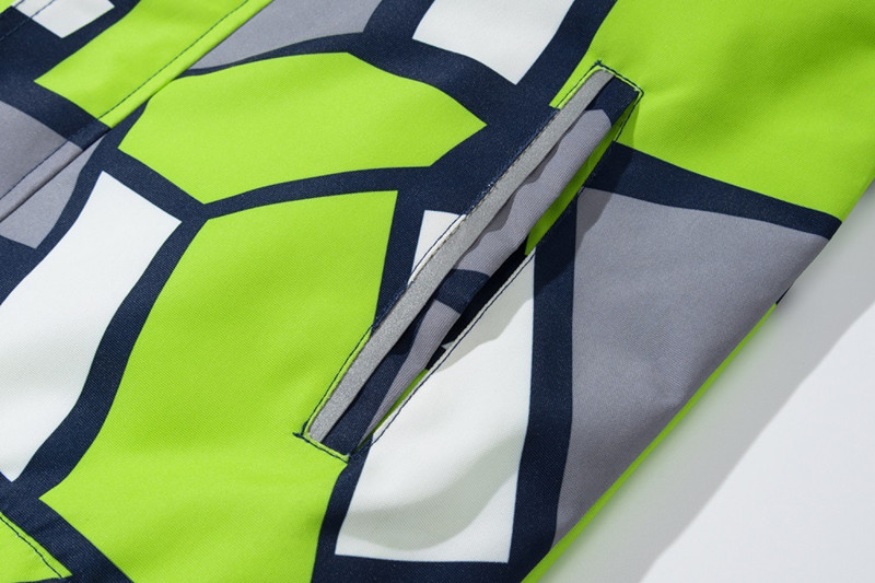 Jongens Outdoor Jas Vest Gedrukt Waterdichte Capuchon Rits Shirt Plus Fluwelen Warme Jas Lange Mouw Lijn Jas