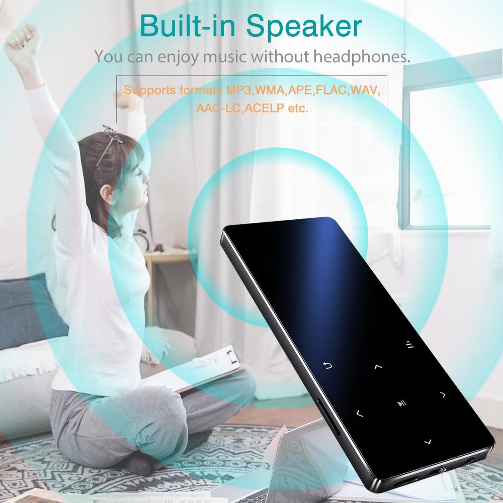 MP4 player with Bluetooth 4GB 8GB 16GB music player with touch key fm radio video play E-book hifi player MP4 walkman