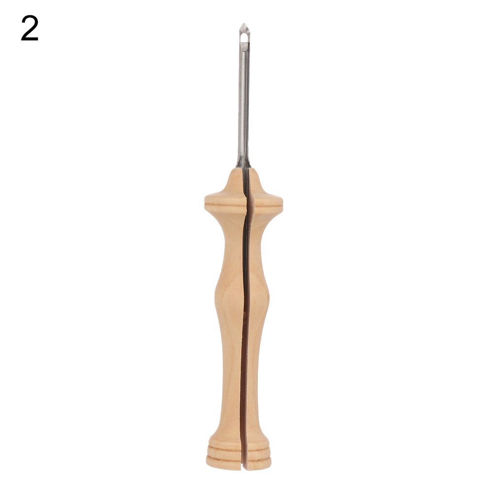 1Pc Adjustable Punch Needle Weaving Stitching Kit Rug Yarn Needle Embroidery Pen Felting Rug Hooking Threader Needles Plastic: A-3.5mm