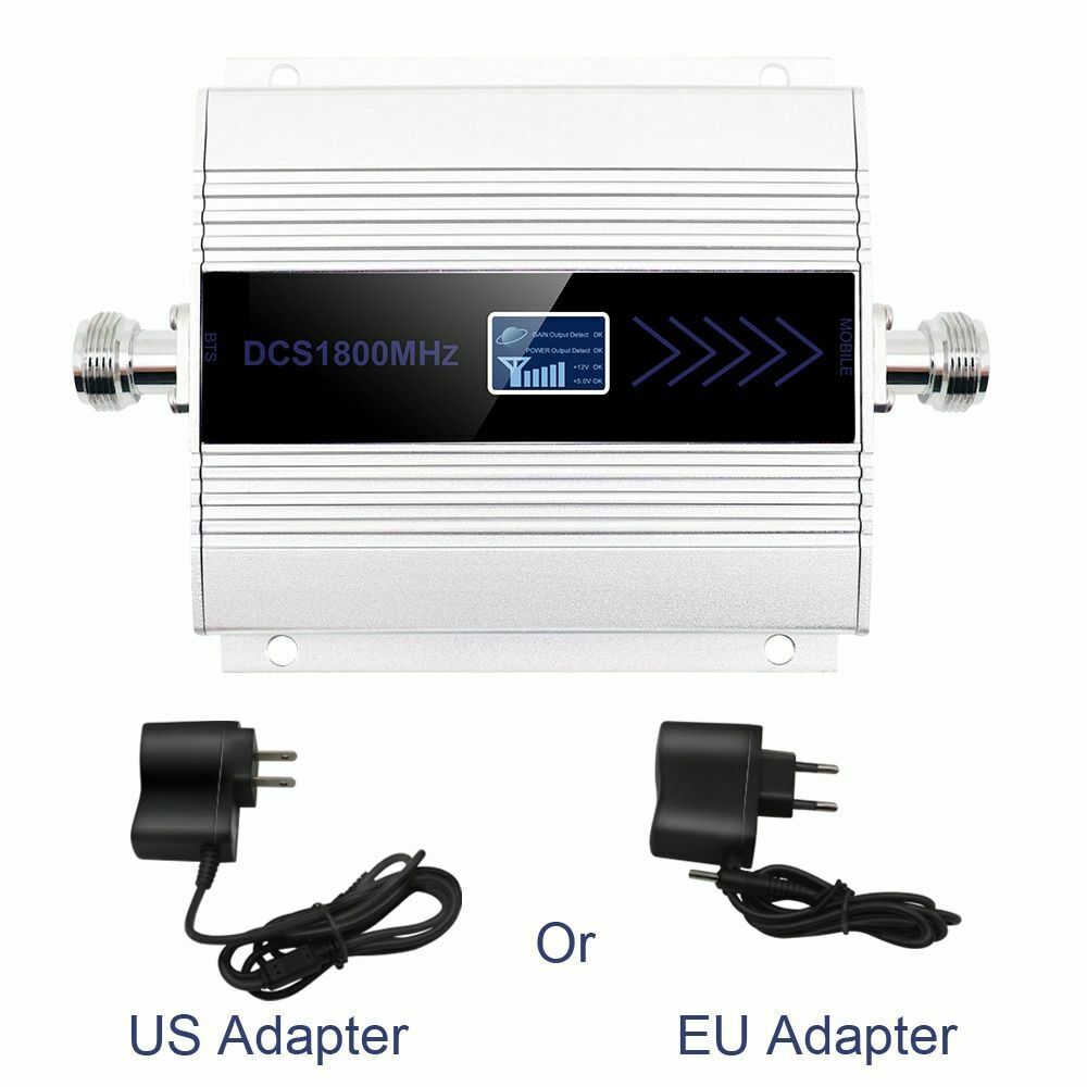 DCS 1800MHZ GSM 1800 2g 4g LTE Cell Phone Signal Repeater Booster Mobile Phone Signal Amplifier + Indoor Outdoor Antenna