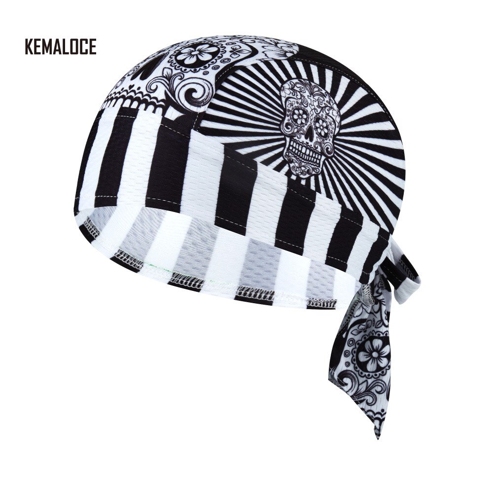 Kamaloce Anti-Uv Kleurrijke Biker Hoofddoek Coolmax Mesh Ademend Fietsen Hoofd Bandana Mannen Ciclista Fiets Sjaal: CB-007