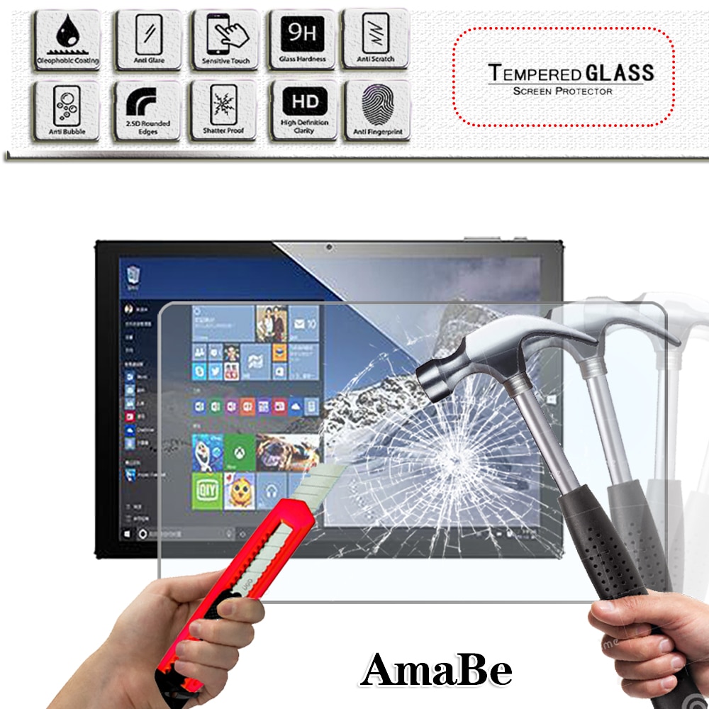 9H Protector de pantalla de cristal templado para Teclast Tbook 10 S/Tbook 10/X10/X98 aire II/X98 Plus/X98 aire comprimido cristal templado Protector: Teclast Tbook 10 S