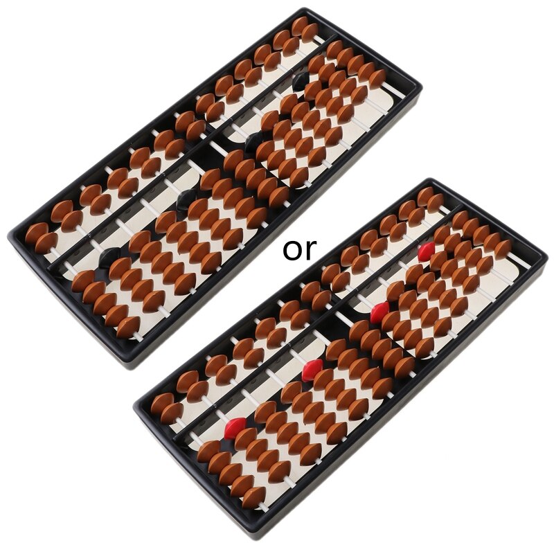 15 Digit 7-23 Digit Rods Standard Abacus Soroban Chinese Japanese Calculator Counting Tool Mathematics Beginners Caculating Toys: 266  13Digit