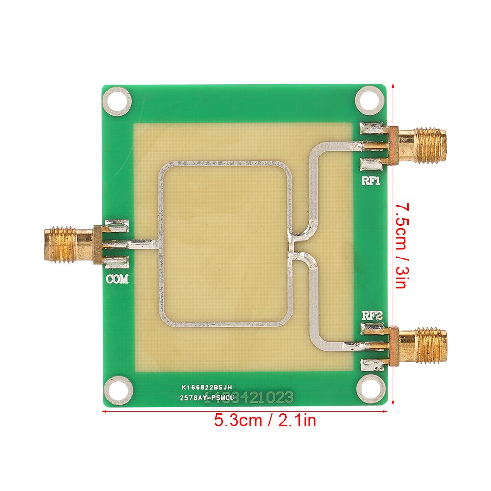 ANENG 1 Pcs Power Splitter 30-1000MHz Frequency RF Power Splitter 2-Way Divider Combiner Signal Power Splitter