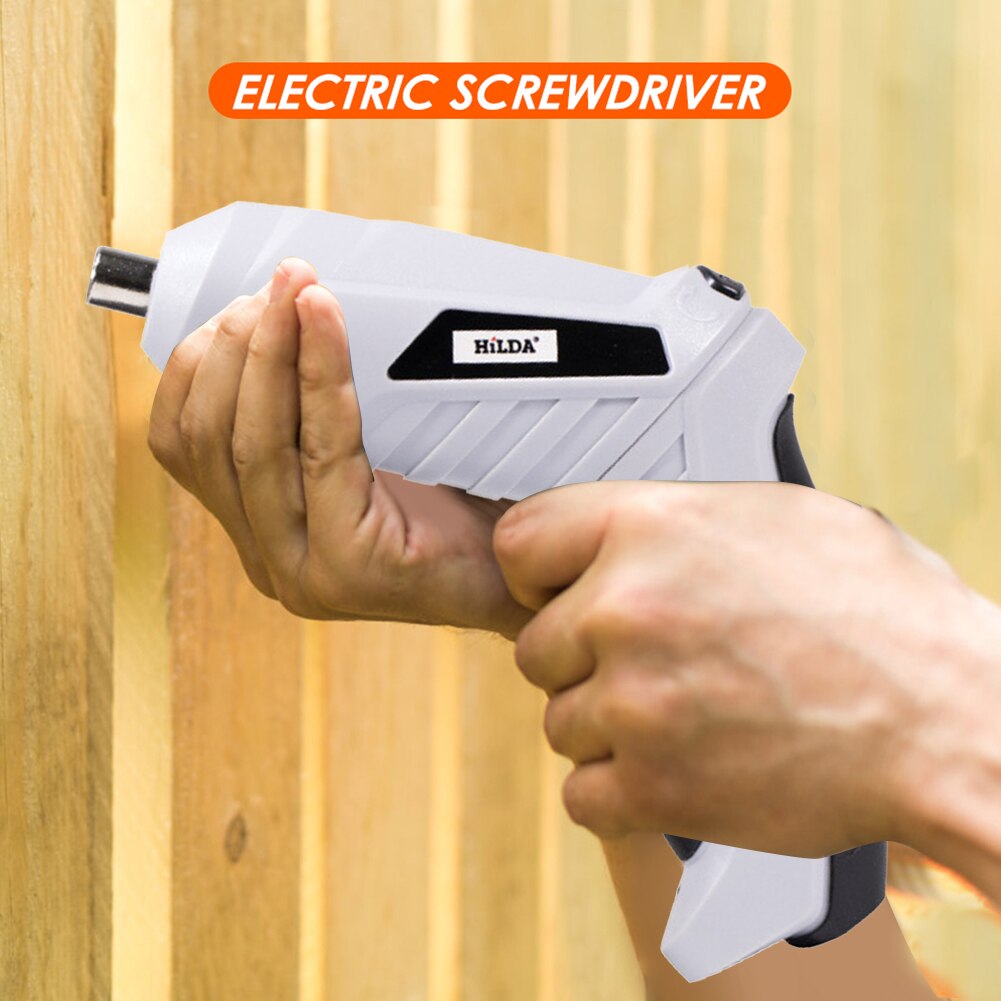 Multi-functional Electric Screwdriver Hand Drill Easily Carrying Cordless Household Rechargeable Lightweight Gadgets
