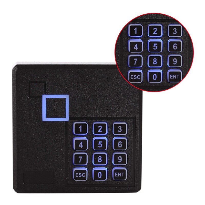 Id Card Access Control Keyboard Reader Access Control Waterproof with 26-Bit Keyboard Password Access Control