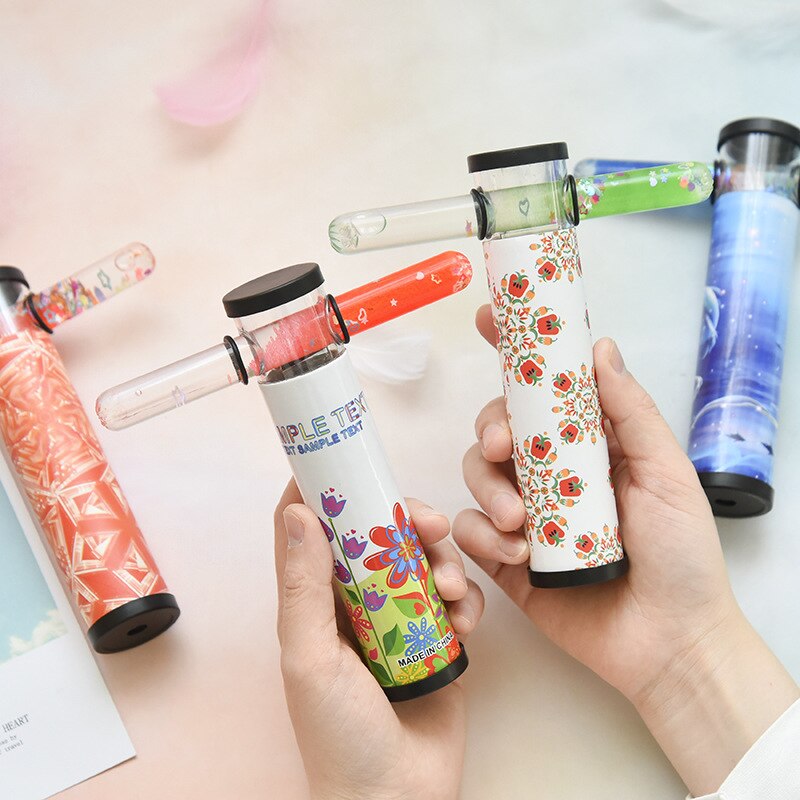 Variety of cartoon small fresh acrylic quicksand kaleidoscope educational toys