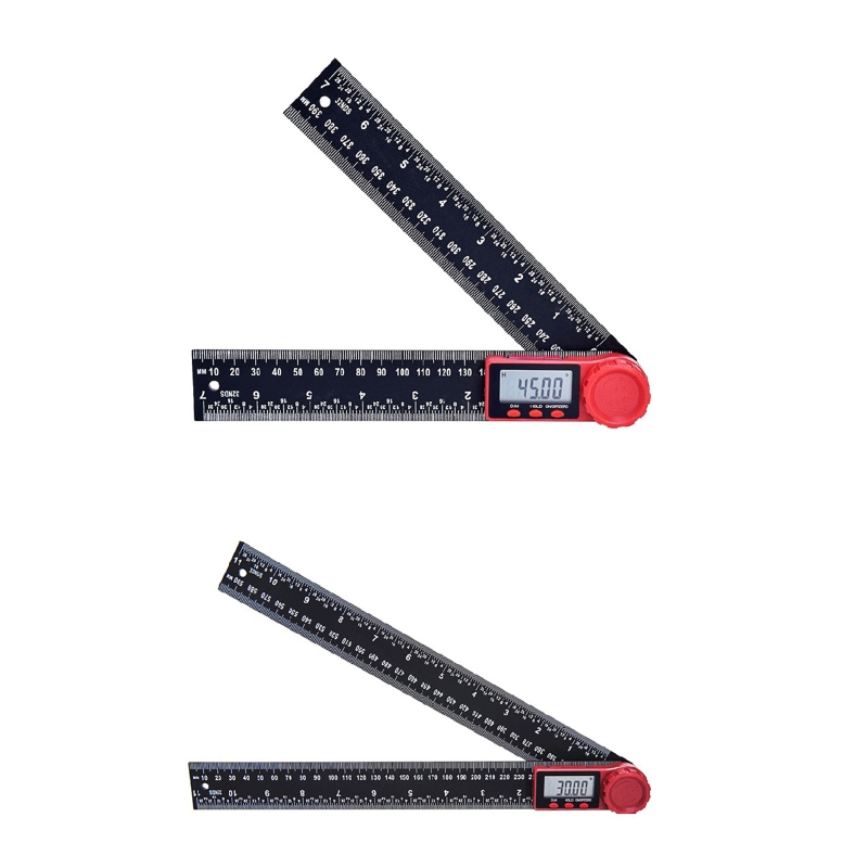 Digital Display Angle Ruler High Accuracy 360 Degrees Digital Instrument Angle Inclinometer Angle Finder Protractor Rule