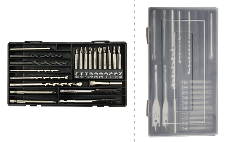 Multi-Function drill bit set 22 Suit in High-Speed Steel Twist Drill Combination Tool Kit Hardware Kits Complex vanadium steel