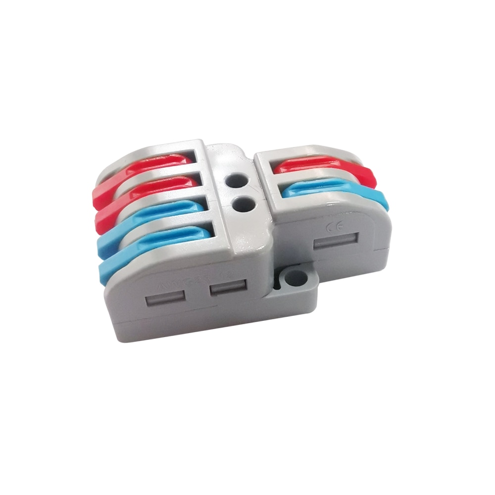 Wire Connector 2 In 4/6 Out Wire Splitter Terminal LT-422 633 623 933 Compact Wiring Cable Connector Push-in Conductor