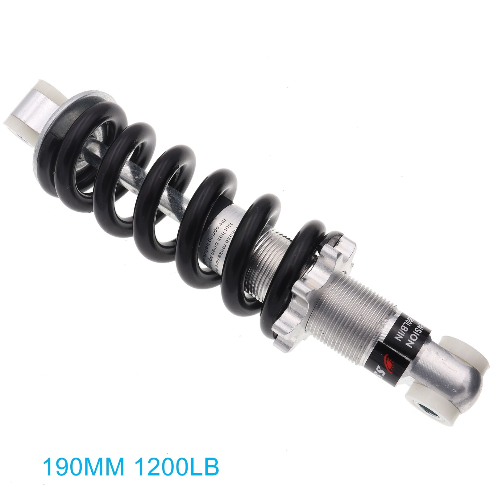100mm/125mm/150mm/160mm/170mm/180mm/190mm/200mm Hinten Suspension Stoßdämpfer für 47cc 49CC Mini Elektrische Rolle Tasche Fahrrad: 190MM 1200LB