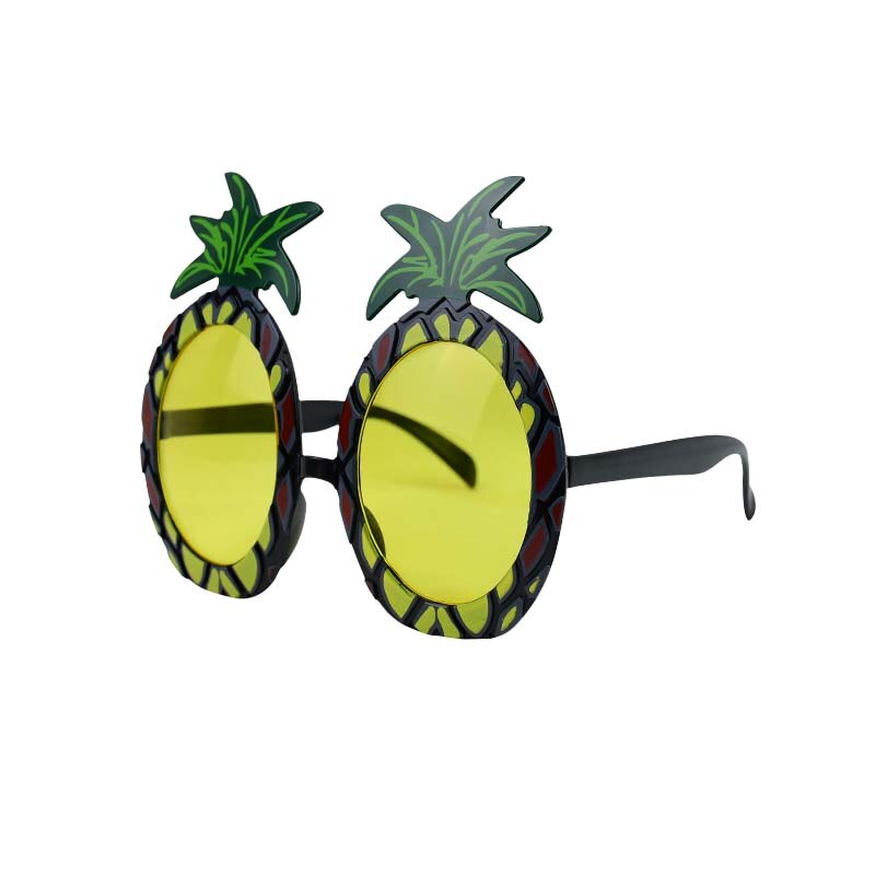 Gafas de sol hawaianas para en la playa, 1 unidad, flamenco divertido, piña, suministros para , Festival de verano: B01