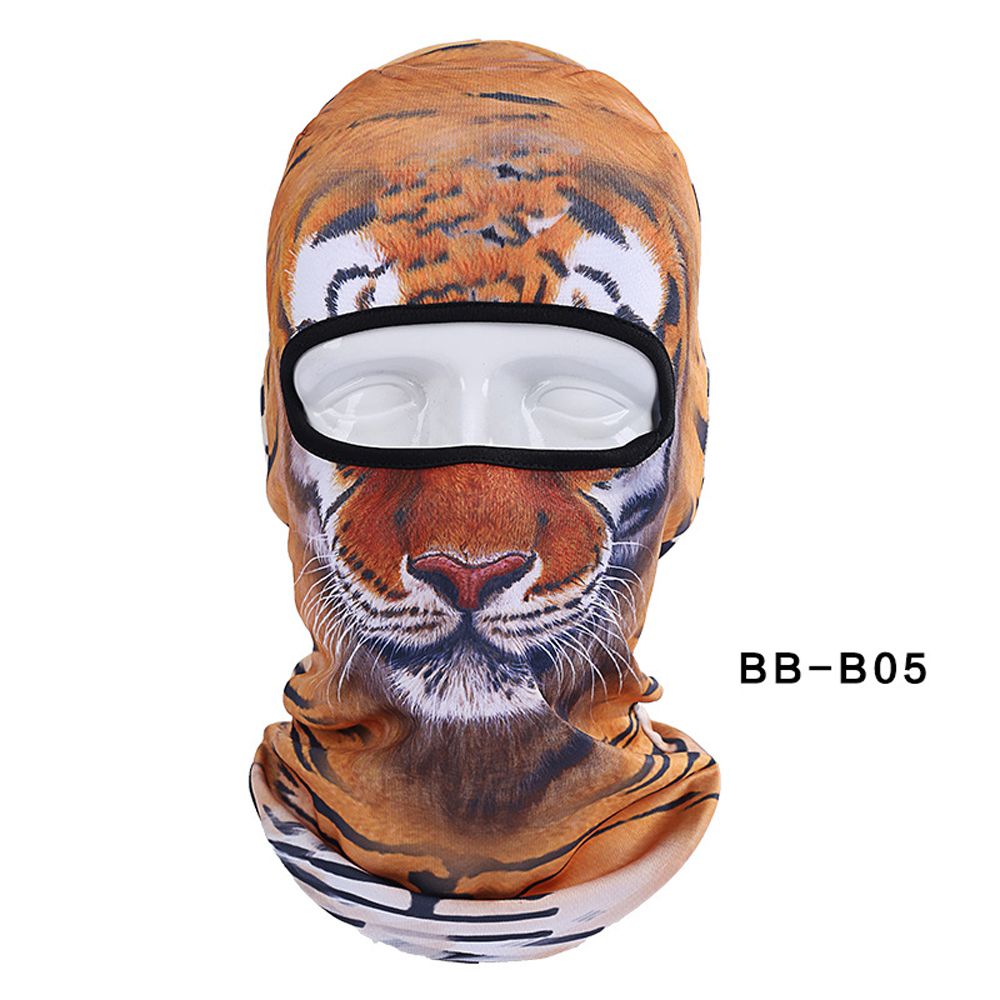Cagoule animale 3D chien de chat | Vélo, Snowboard, bonnet Skullies, casque, doublure, chapeau d'hiver, masque complet pour femmes et hommes: BB-B05