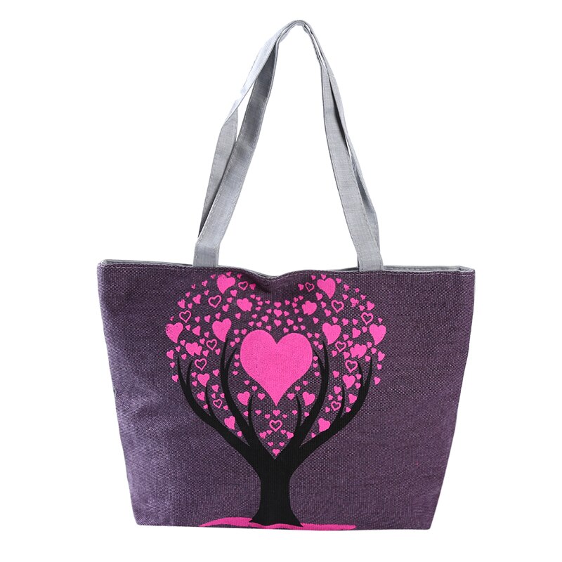 Nachtmarktkraam levering van goederen tas handtas een schouder canvas tas schuim martin doek goedkope damestas: Paars