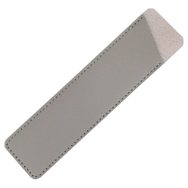 PU Leather Pen Protection Cover Holder Soft Pencil Case Writing Materials Pencilcase Stationery Office School Supplies: Gray