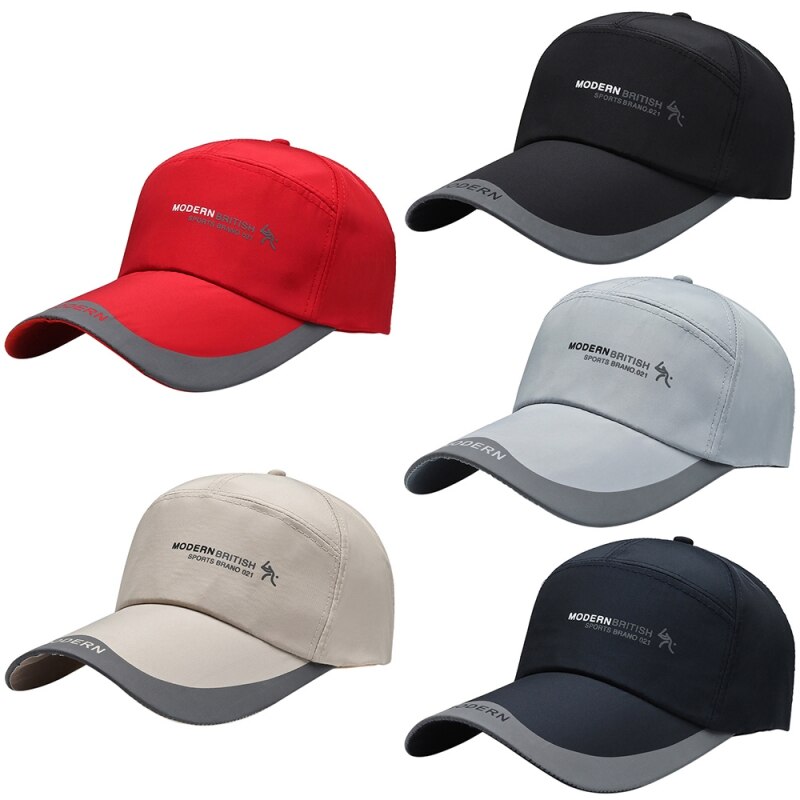 Gorra de béisbol transpirable con visera ajustable para hombre y mujer, gorro de béisbol transpirable con visera ajustable, para Golf, correr, senderismo, tenis y Deportes