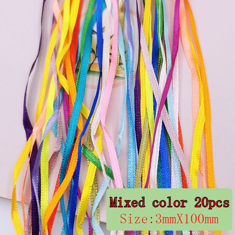 Pelucas de arcoíris para niños, cinta de pelo trenzada colorida, cinta para el pelo trenzada: duandai20pcs