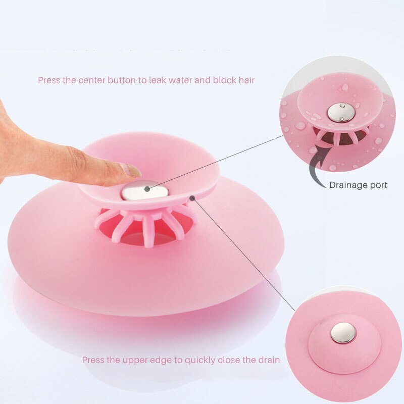 Bouchon pour canalisation de douche de filtre d'égout de noyau anti-odeur de Silicone
