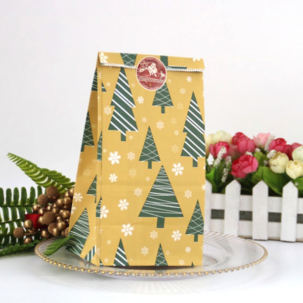 24 stk taske bærbar sæk juledekoration adventskalender genanvendelig nedtælling slik diaper papir bryllup