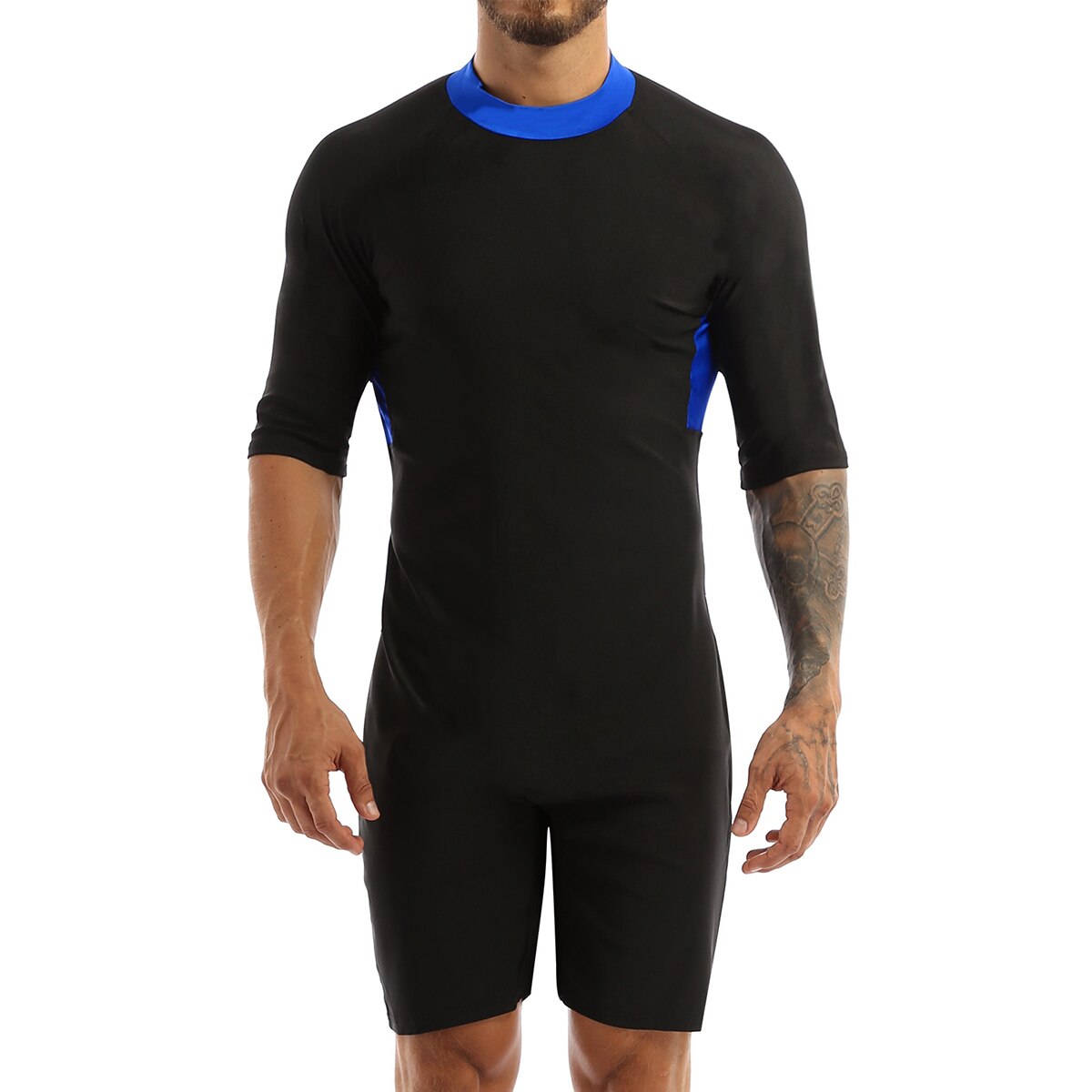 Nouveaux hommes combinaison demi manches justaucorps body Shorty plongée natation plongée en apnée surf combinaison de plongée maillots de bain vêtements de sport