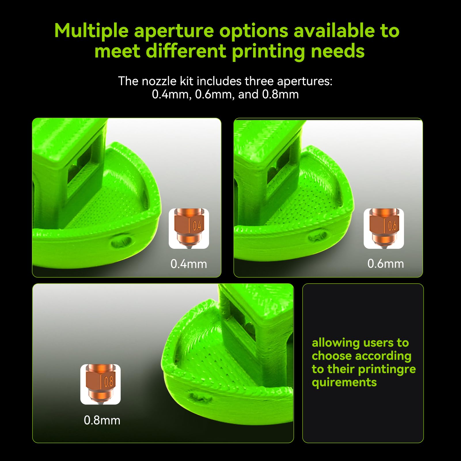 Creality K2 Plus Hi Combo 3D Printer Accessory "Unicorn" K2P Quick-Swap Nozzle All-metal Easy to Assemble and Disassemble