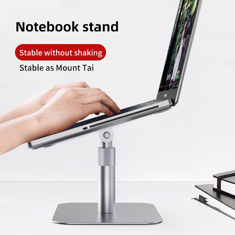 Portable Laptop Stand Aluminium Foldable Notebook Support Laptop Base Macbook Pro Holder Adjustable Bracket Computer Accessor