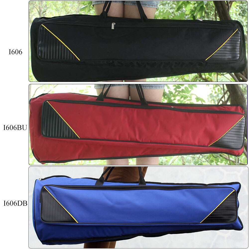 600D Trombone Gig Bag Waterbestendig Oxford Doek Rugzak Verstelbare Schouderbanden Katoen Gewatteerde Voor Alto/Tenor Trombone