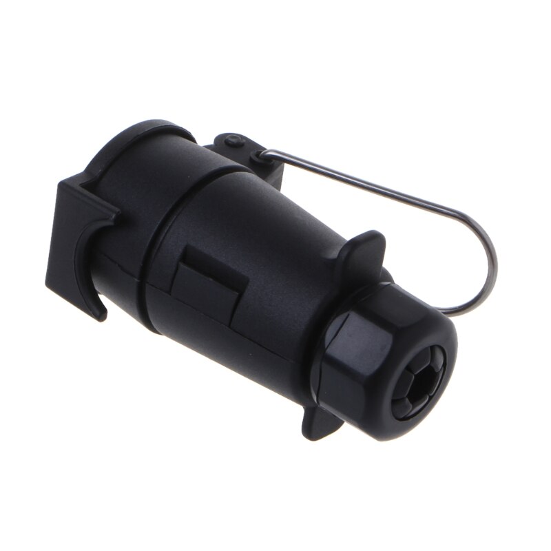 7 Pin Waterproof Plugs Socket Adapter Tow Hook Towing Trailer Wire Connector