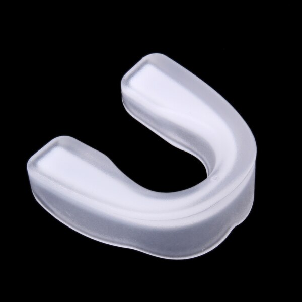 Clear Teeth Protector Mouth Guard Piece For Boxing Free Size