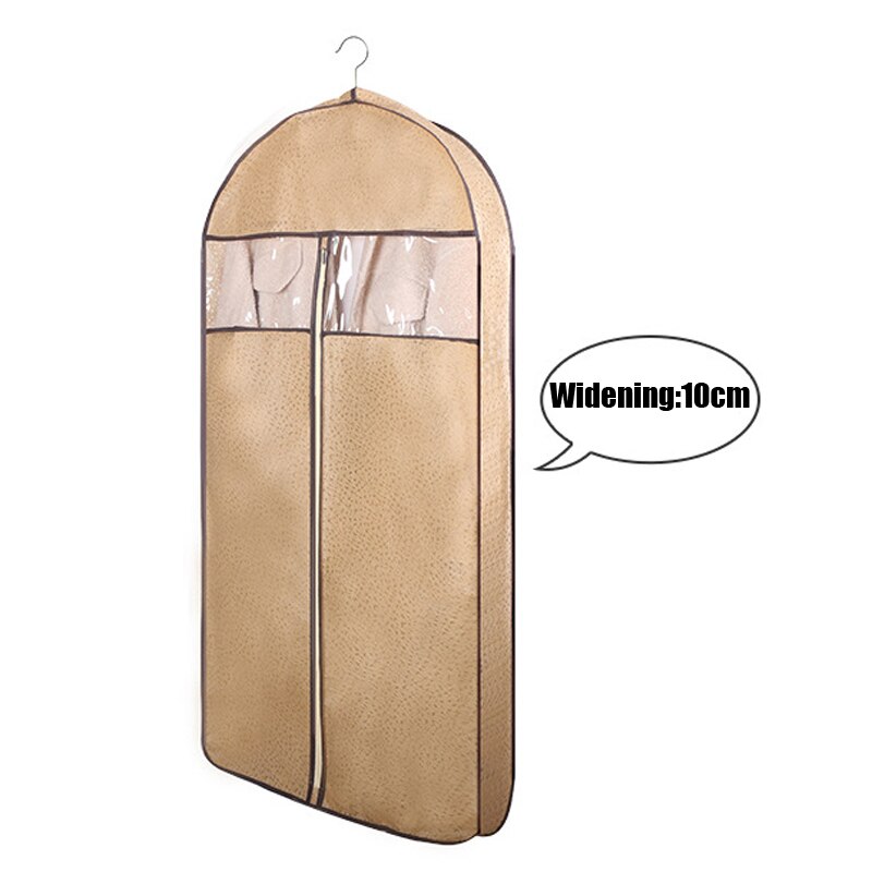 1Pc Huishoudelijke Stof Kleding Opbergtas Kleding Covers Jas Bont Kleding Stofkap Dikke Niet-geweven Stof Drie-Dimensionale: 2 / L