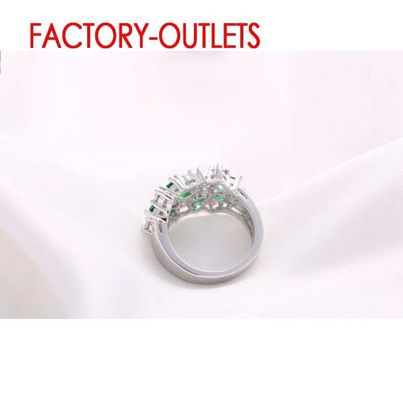 925 Sterling Silver Bridal Ring Jewelry Cubic Zirconia Prong Setting Best For Women Girls Engagement Anniversar