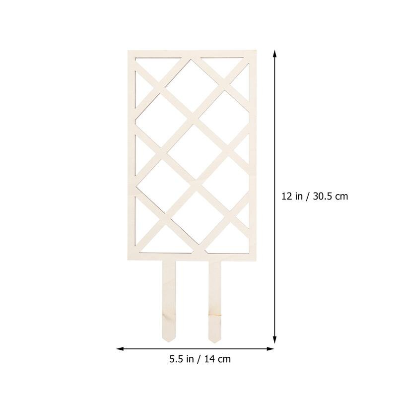 3pcs Wood Plant Trellis Indoor Garden Trellis Climbing Plant Trellis Support Rack Garden Decoration Garden Accessories