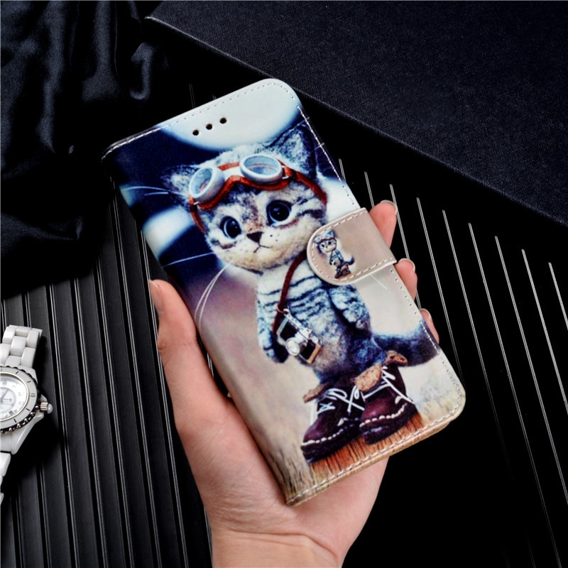 Til doogee  x90 etui blomst læder fundas flip etui til doogee  x90 x90l bagside coque print stand bog kuffert coque