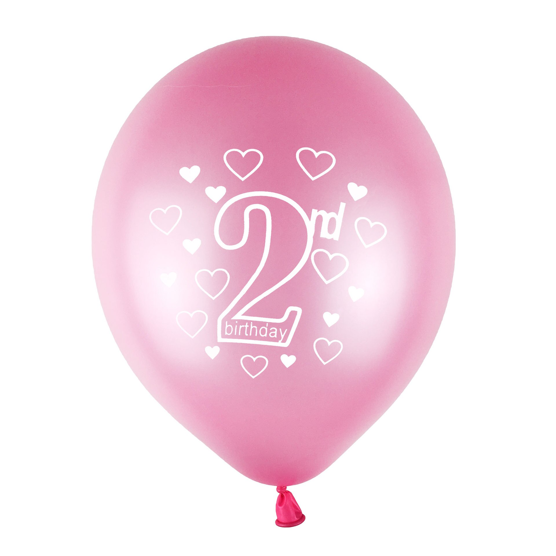 10Pcs 12 Inch Tweede Verjaardag Latex Ballonnen Decoratie Jongen Meisje 2 Jaar Oud Verjaardag Party Anniversary Baby Shower Benodigdheden