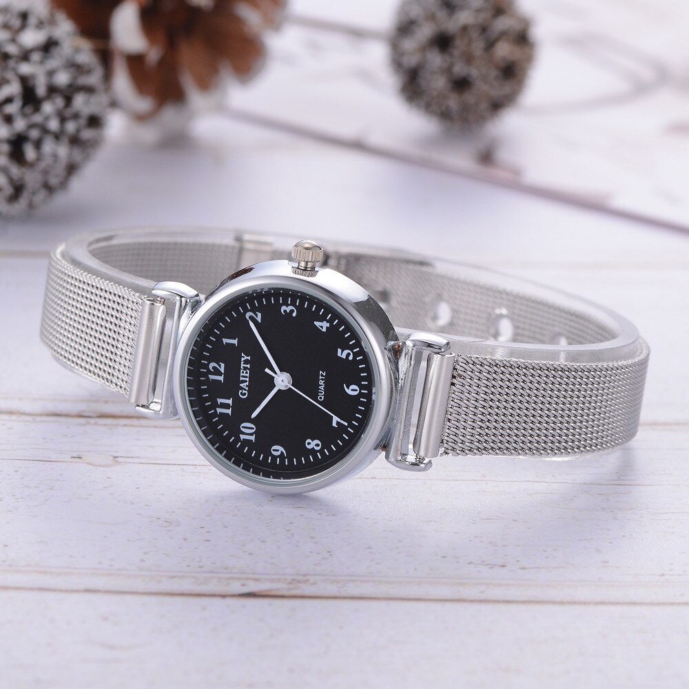 Ashion kvinder ure ultra tynde rustfrit stål små dame armbåndsure vintage udendørs sports armbåndsur armbåndsure