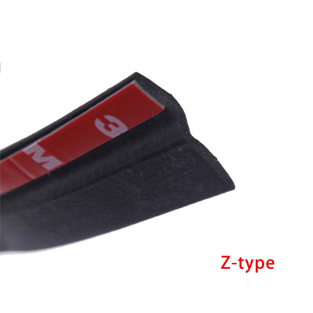 Pzd type bildør dør weatherstripping dør gummipakning stripe bil lydisolering 4 meter gummipakning for bilgummi: Z-type 4m