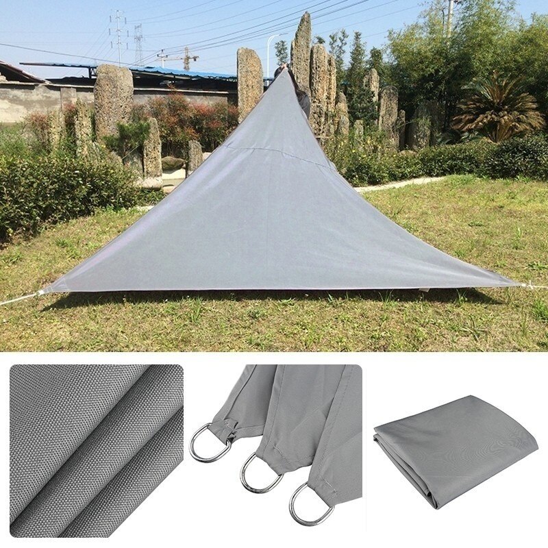 Buiten waterdicht uv-zon driehoekig schaduwdoek zonnescherm tuin terras zwembad schaduwdoek luifel kamperen picknick tent schaduwdoek