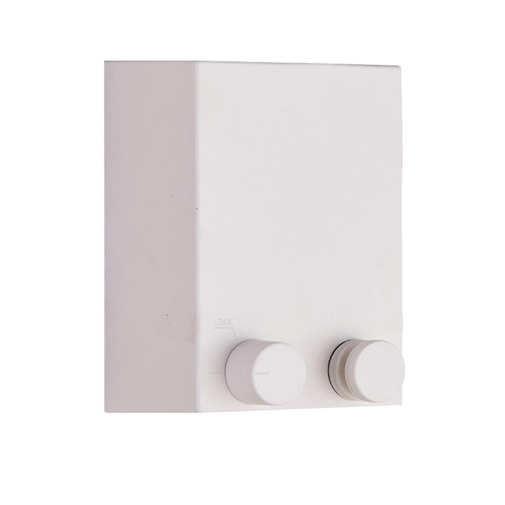 Retractable Clothesline Adjustable Stainless Steel Rope Drill-Free Wall Mounted Clothes Dryer for Hotel Balcony Indoor: White