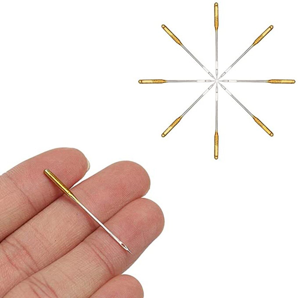 10pcs Big Eye Sewing Machine Universal Regular Useful Sewing Needles Sewing Accessories Househome Sewings Needles Machines #40