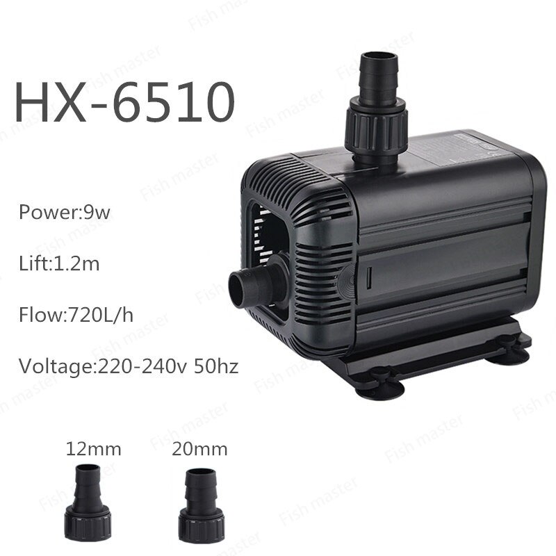 HAILEA pompe à eau amphibie kio étang à poissons pompe Submersible piscine de fruits de mer réservoir d'eaux usées pompe de drainage pompe de filtre de circulation: Hailea HX6510 / UK adapter plug