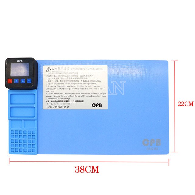 Lcd-scherm Verwarming Aparte Pad Cpb Pro 320 Rubber Mat Mobiele Telefoon Demonteer Repair Tool Kits: Big 22cmx 38cm